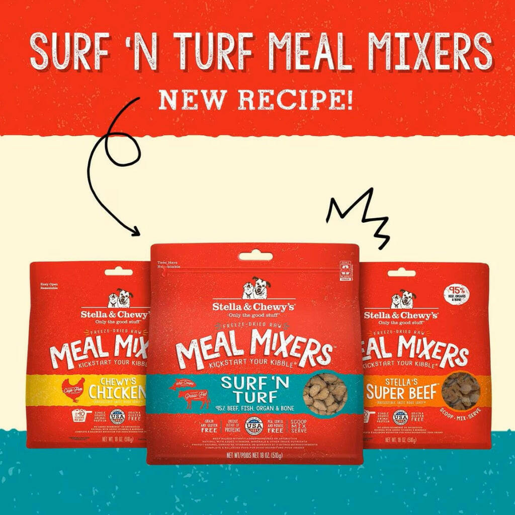Stella and Chewys Surf N Turf Meal Mixers Freeze-Dried Raw Topper – photo 8 of 8