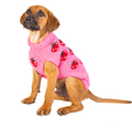 Strawberry Dog Sweater Bright Pink Berry Design – photo 1 of 6