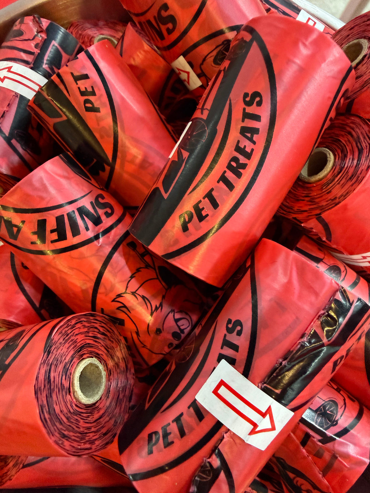 Strawberry-Scented Dog Poop Bags Leak-Proof