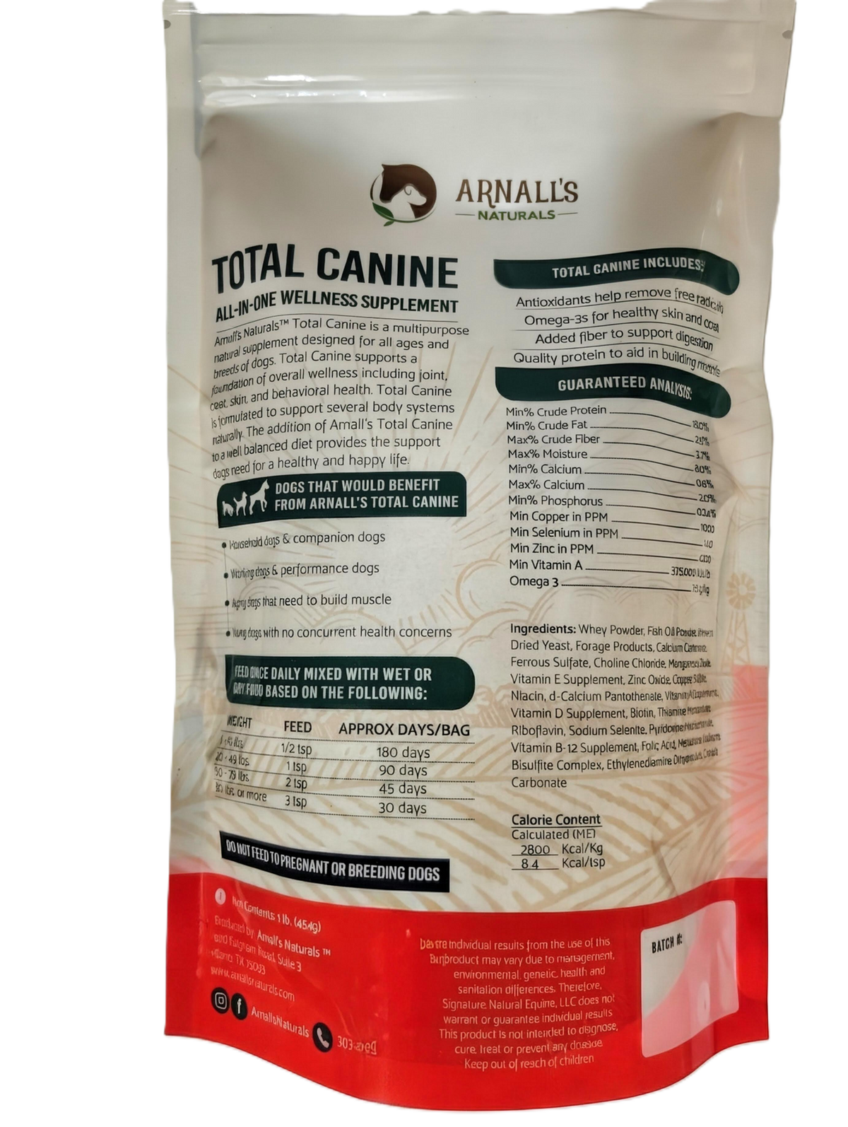 Total Canine Wellness & Maintenance Supplement for Dogs – alternate view 2