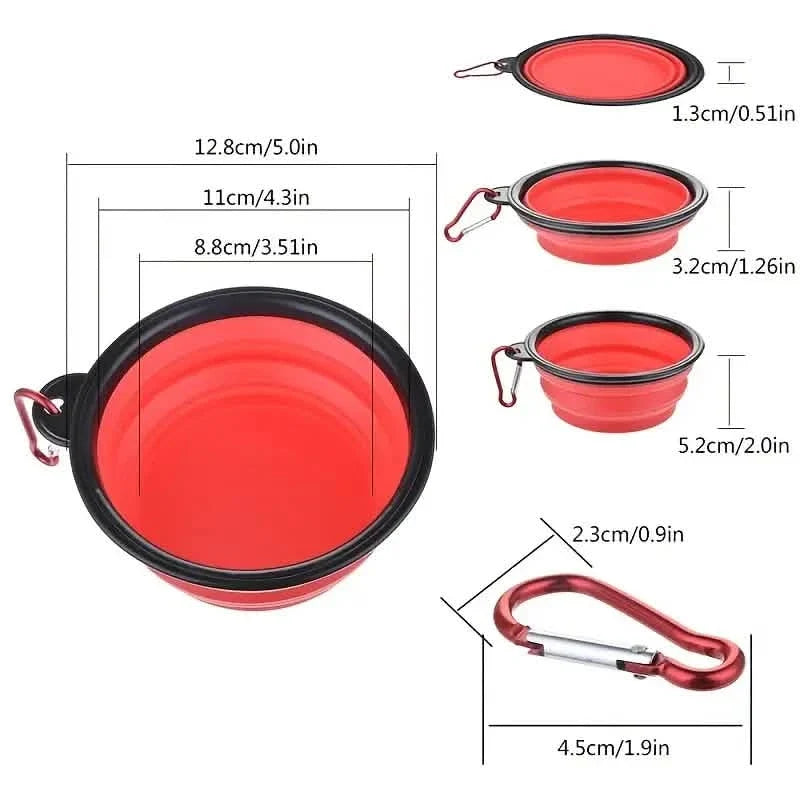 Travel-Friendly Foldable Pet Bowl TPR Chew-Resistant – photo 7 of 7