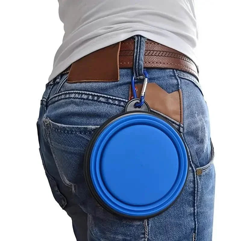 Travel-Friendly Foldable Pet Bowl TPR Chew-Resistant – photo 4 of 7