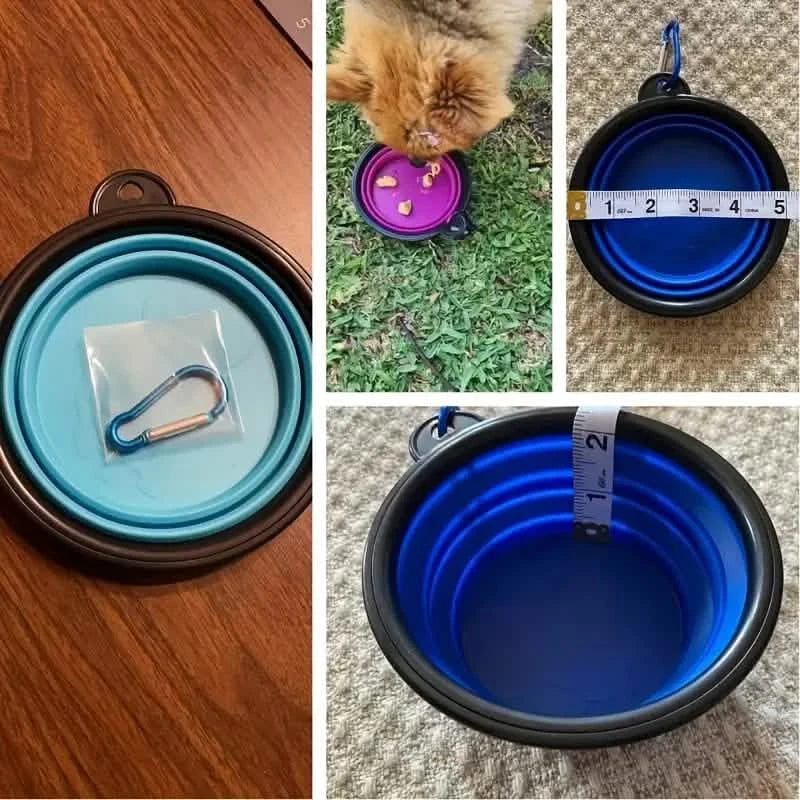 Travel-Friendly Foldable Pet Bowl TPR Chew-Resistant – photo 5 of 7