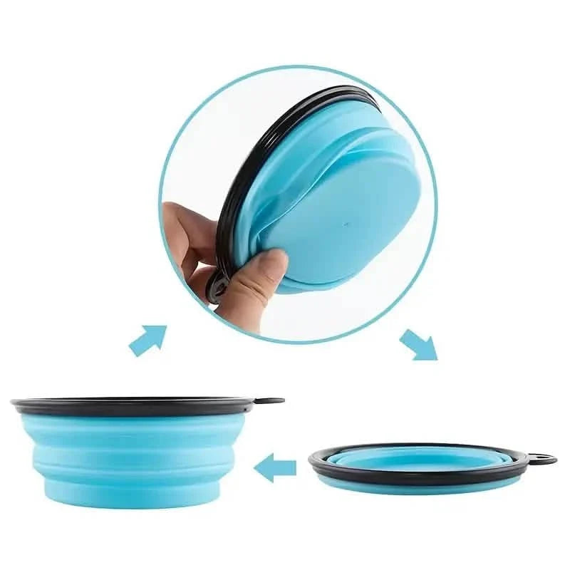 Travel-Friendly Foldable Pet Bowl TPR Chew-Resistant – photo 6 of 7