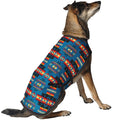 Turquoise Southwest Blanket Dog Coat Fleece Lined – photo 1 of 4