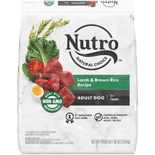 Nutro Natural Choice Adult Lamb & Brown Rice Dry Dog Food – front view