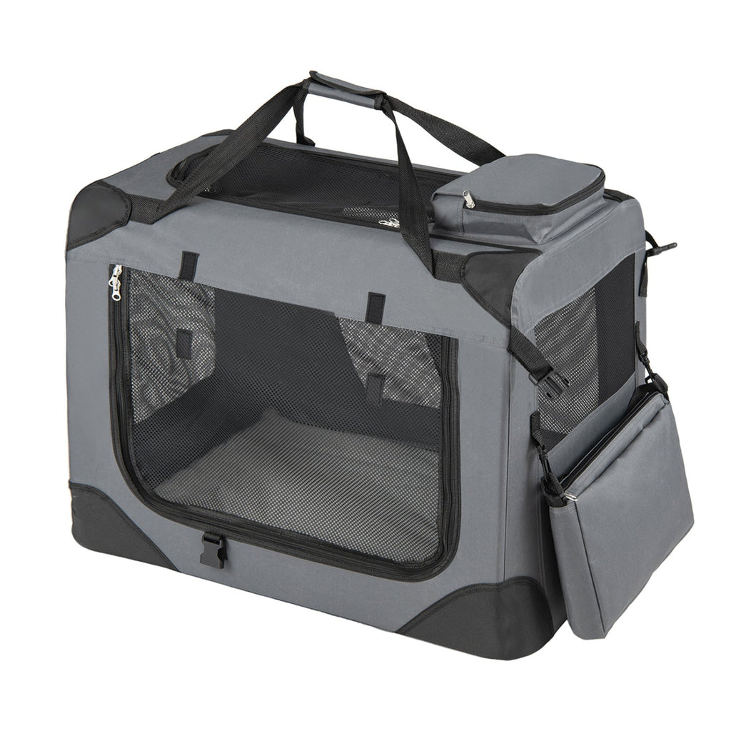 Soft Collapsible Dog Crate with Mesh Windows and 3 Doors – photo 11 of 32