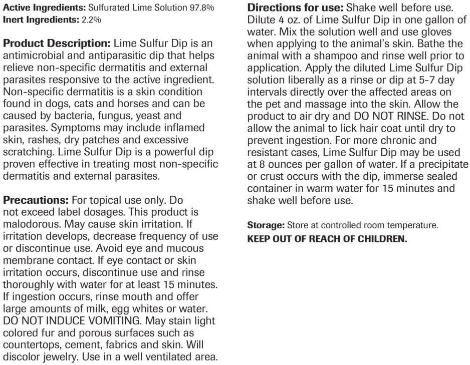 Vet Basics Lime Sulfur Dip for Dogs 16 oz – photo 3 of 3