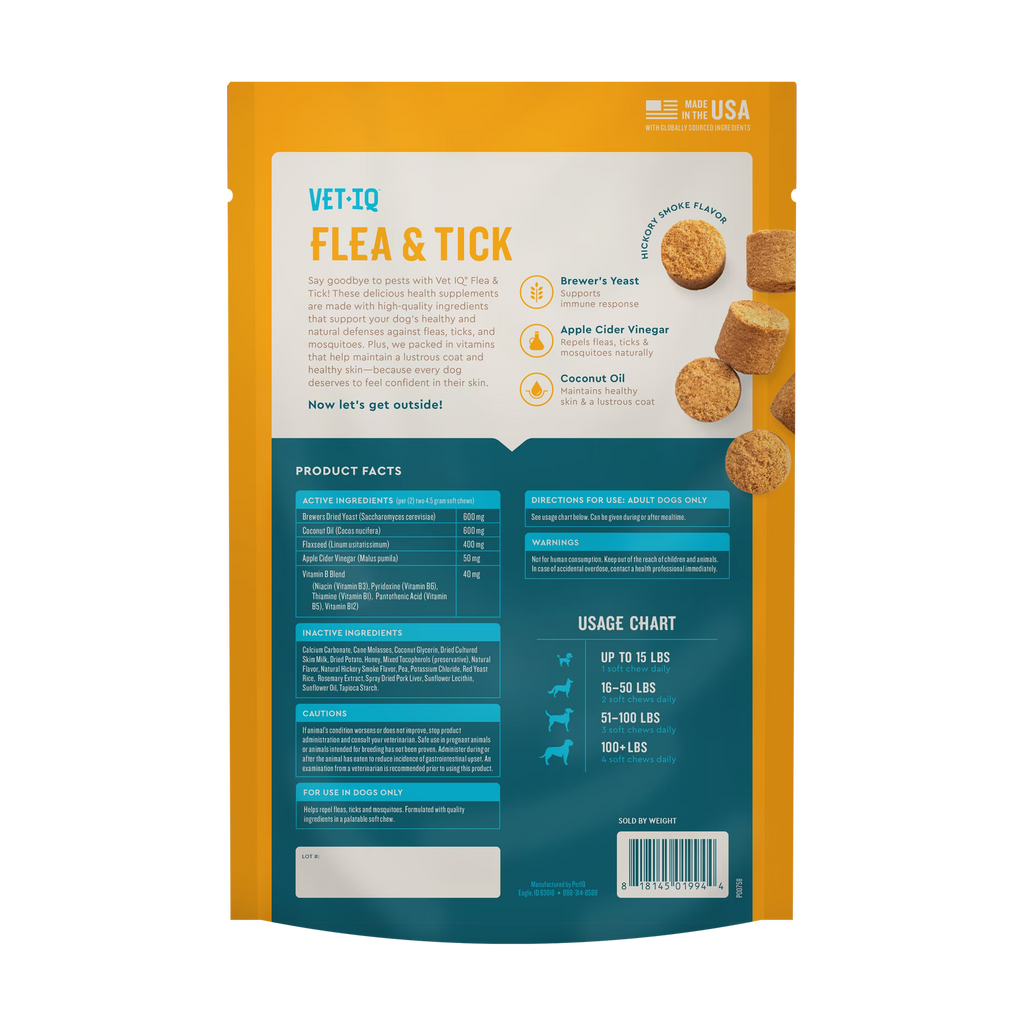 VetIQ Flea and Tick Support Soft Chews for Dogs – photo 3 of 6