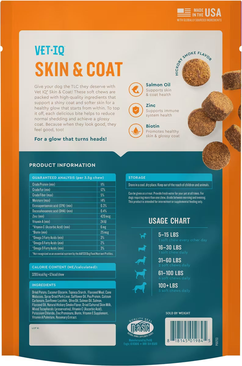 VetIQ Skin and Coat Soft Chews for Dogs – photo 9 of 9