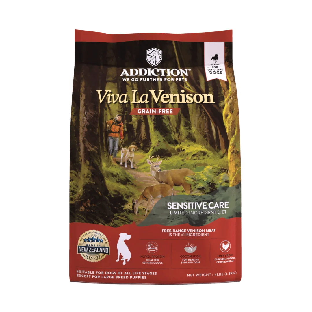 Viva La Venison Dry Dog Food – front view