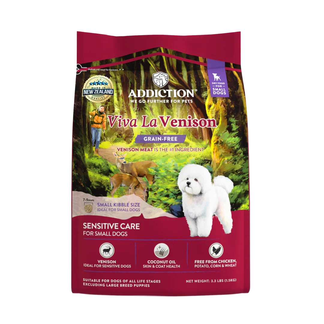 Viva La Venison Grain-free Premium Venison Small Breed Dry Dog Food – front view