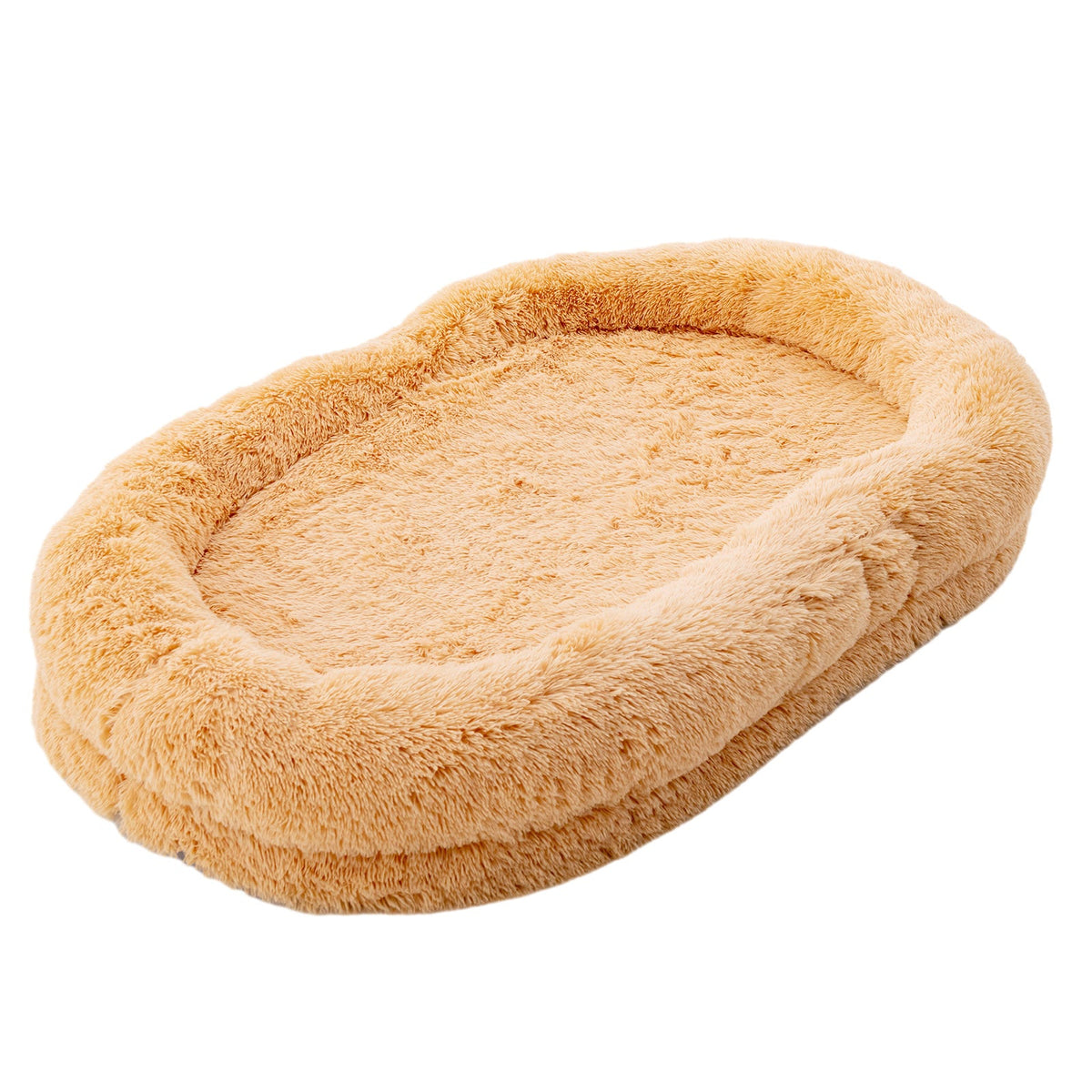 Washable Fluffy Human Dog Bed with Blanket and Pillow – photo 3 of 9