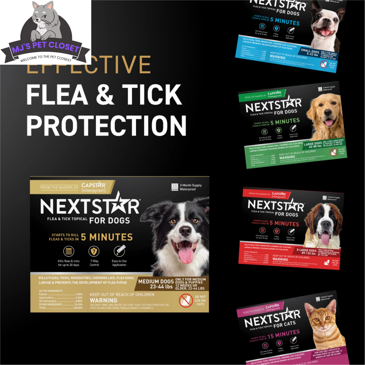 Ultimate 2-Pack Flea  Tick Defense for Dogs 23-44 Lbs 3-Month Supply f, lifestyle