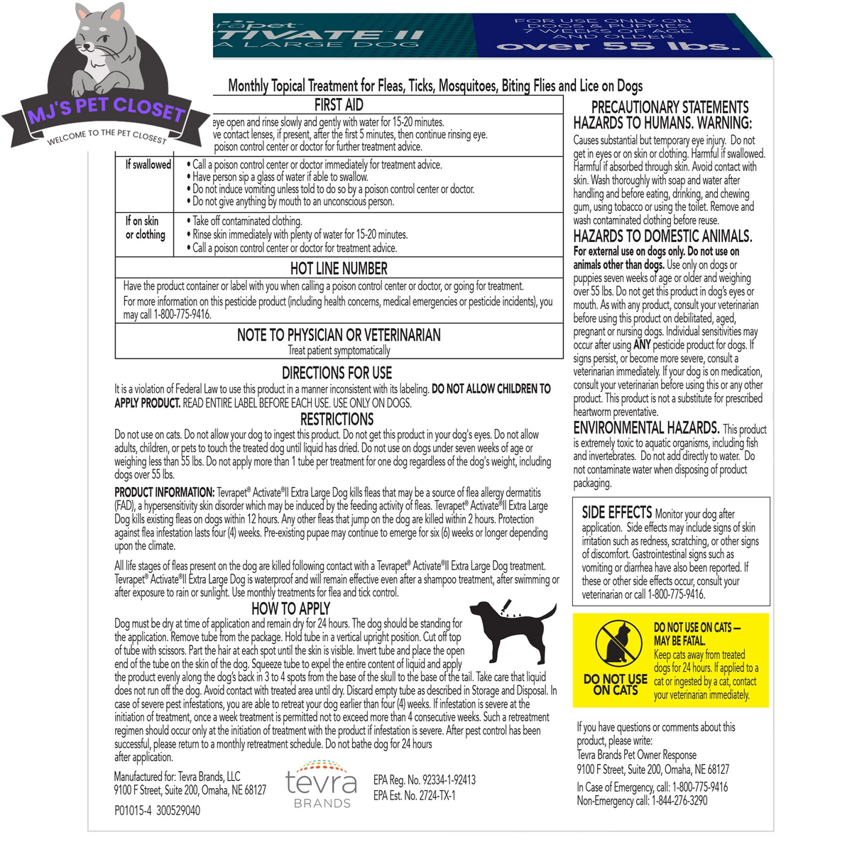 Protect Your Pup with Activate II Flea and Tick Prevention Topical Dro, alternate view