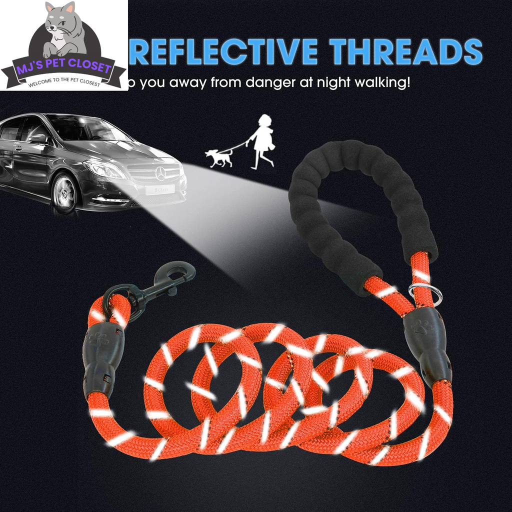 2-Pack Padded Reflective Dog Leashes – 5/6 FT – alternate view 5