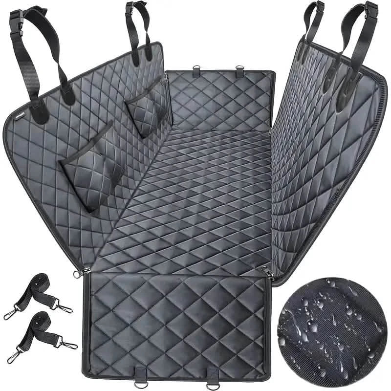 Waterproof Quilted Dog Seat Cover Hammock for Cars Trucks SUVs – photo 1 of 7