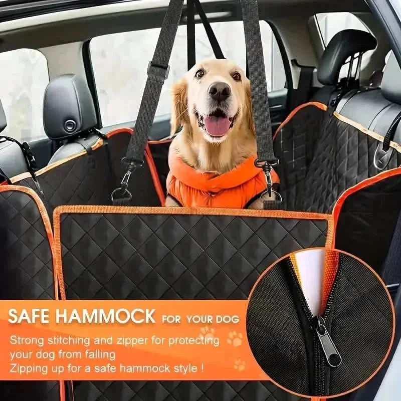 Waterproof Quilted Dog Seat Cover Hammock for Cars Trucks SUVs – photo 3 of 7