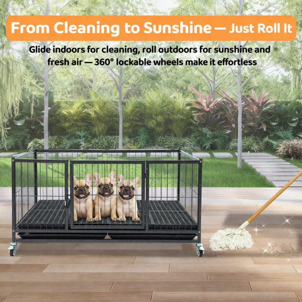 42 Inch Stackable Dog Crate – alternate view 7