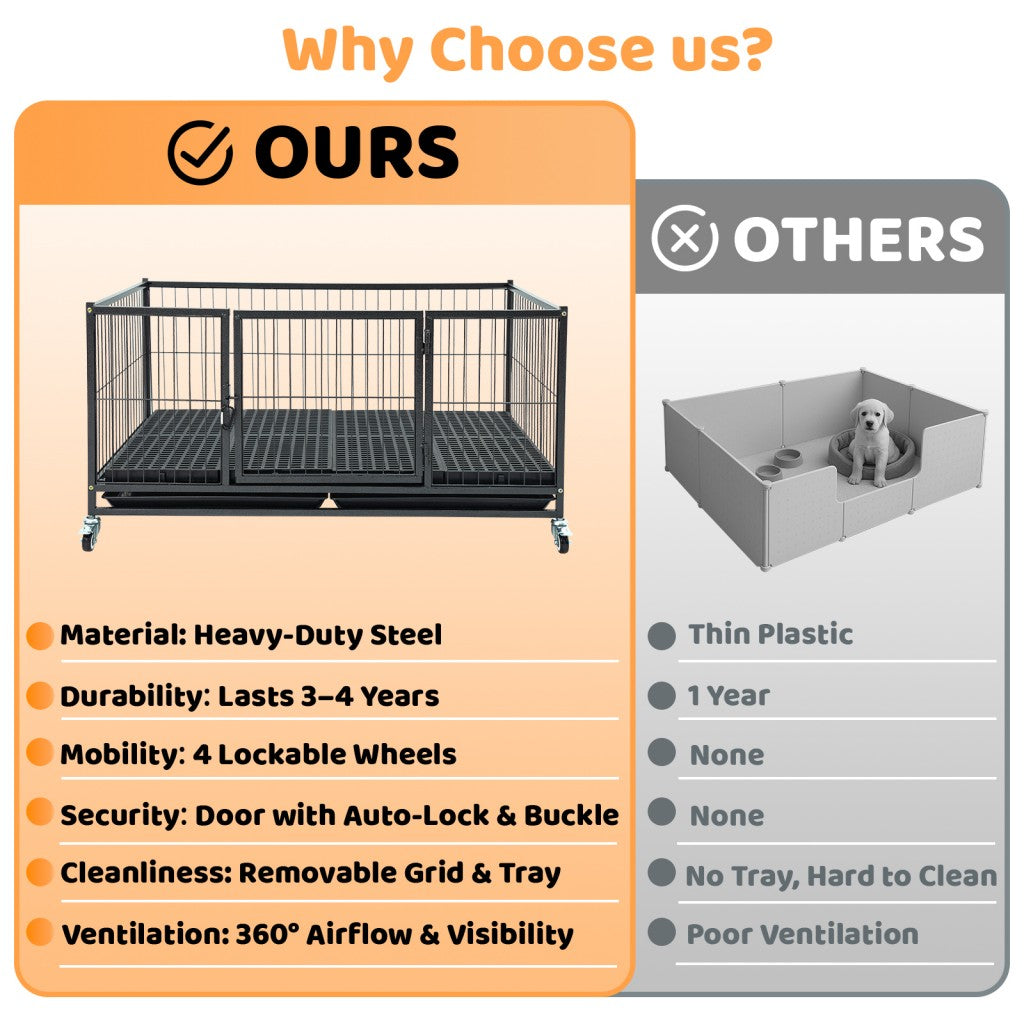 42 Inch Stackable Dog Crate – alternate view 8