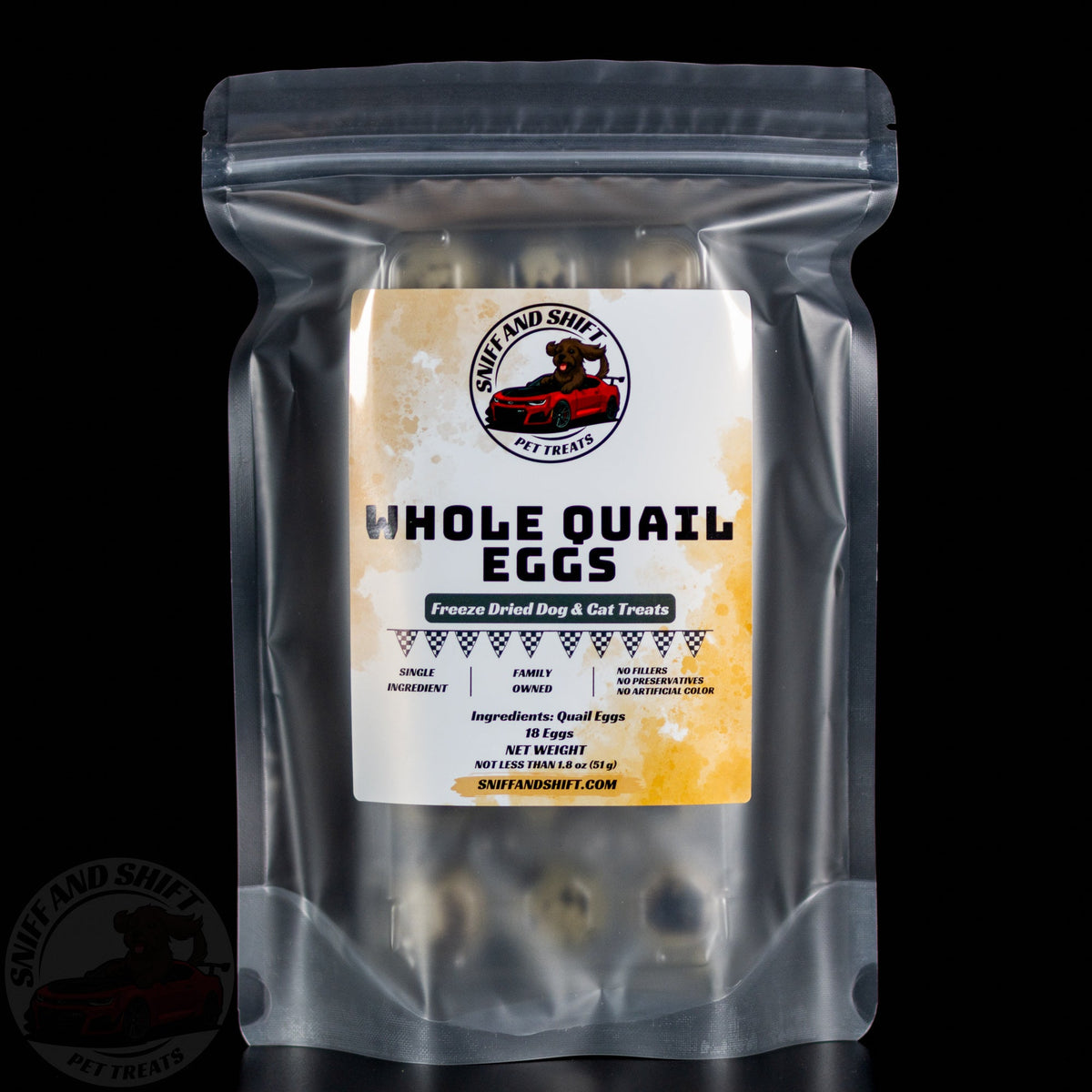 Freeze-Dried Raw Quail Eggs for Dogs  Cats Whole Egg Bulk Sizes