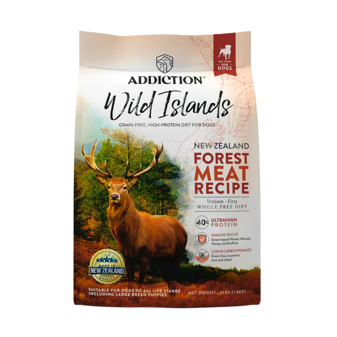 Wild Islands Forest Meat Premium Venison Recipe Dry Dog Food – front view