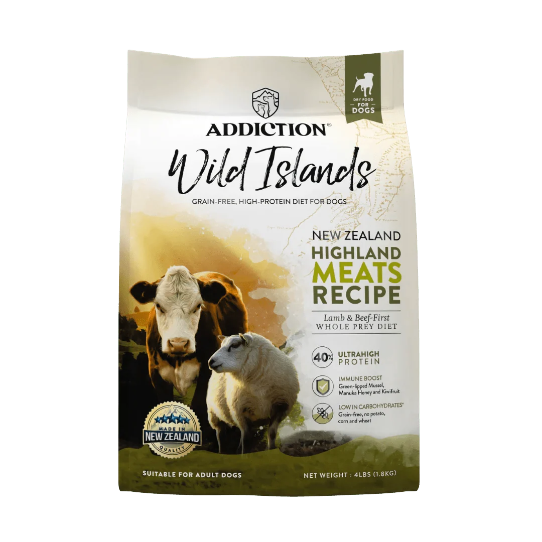 Wild Islands Highland Meats Grass-Fed Beef & Lamb Recipe Dry Dog Food – front view
