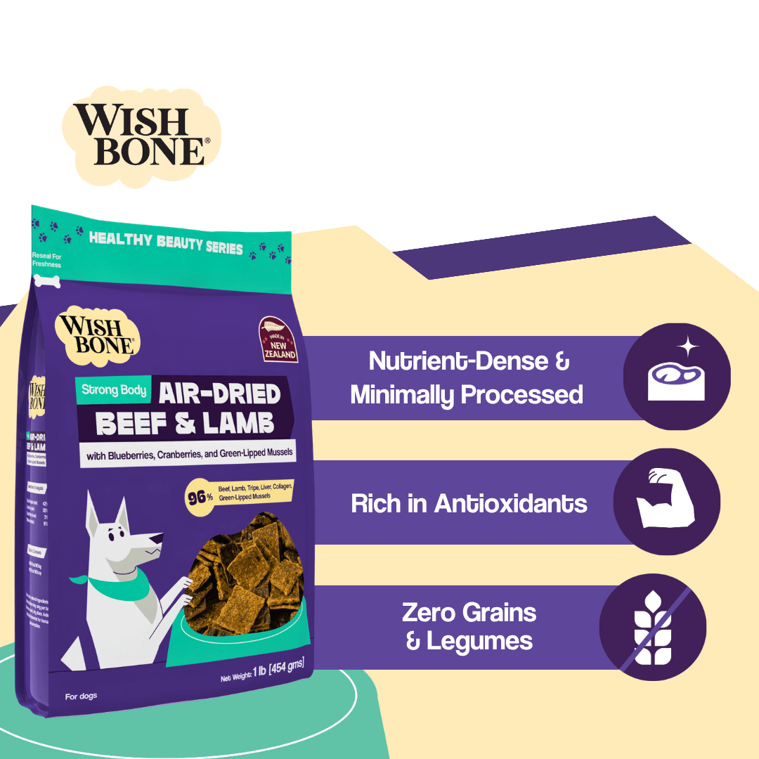 Wishbone Air-Dried Beef & Lamb Recipe Dog Food - 454g – alternate view 4