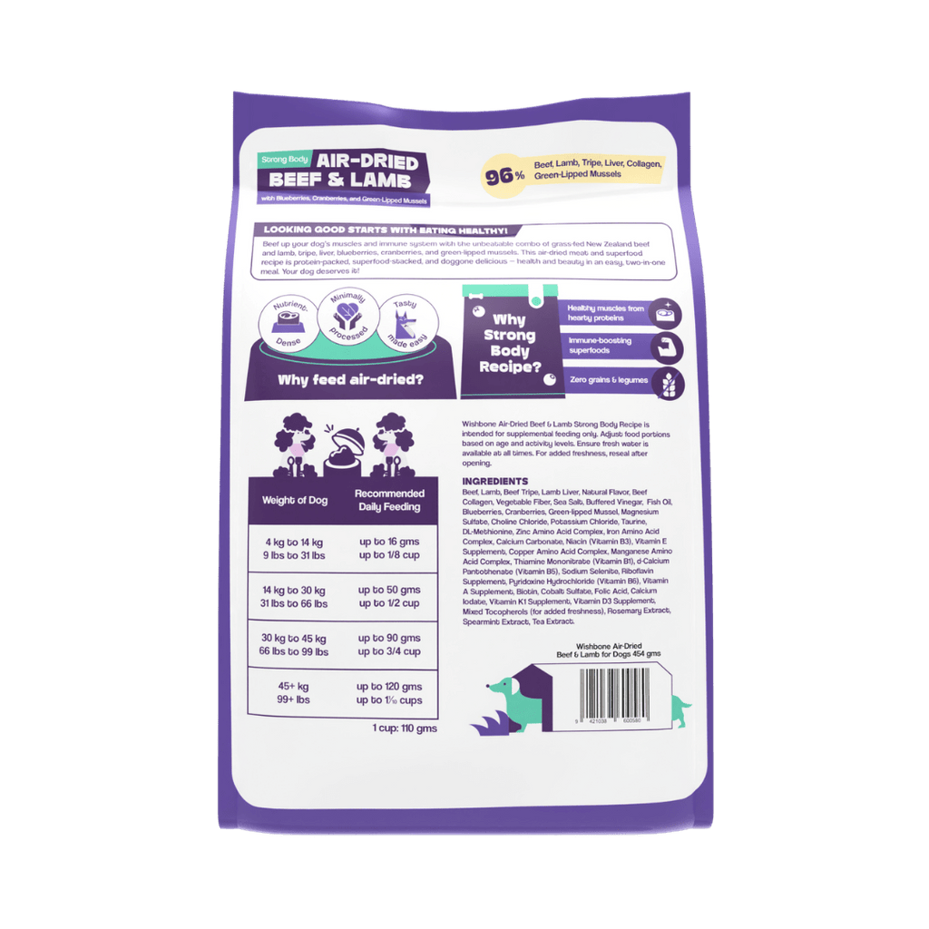 Wishbone Air-Dried Beef & Lamb Recipe Dog Food - 454g – alternate view 12