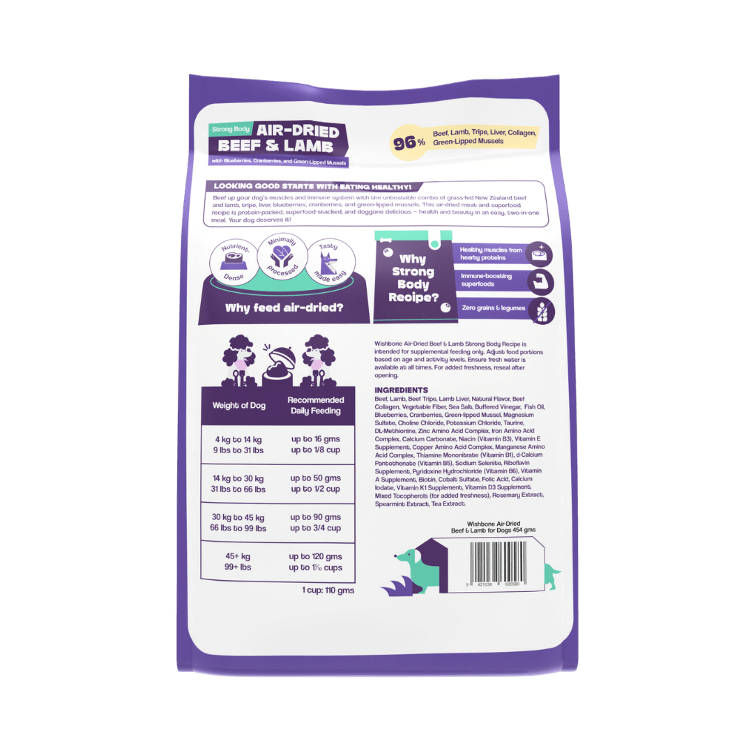 Wishbone Air-Dried Beef & Lamb Recipe Dog Food - 454g – alternate view 12