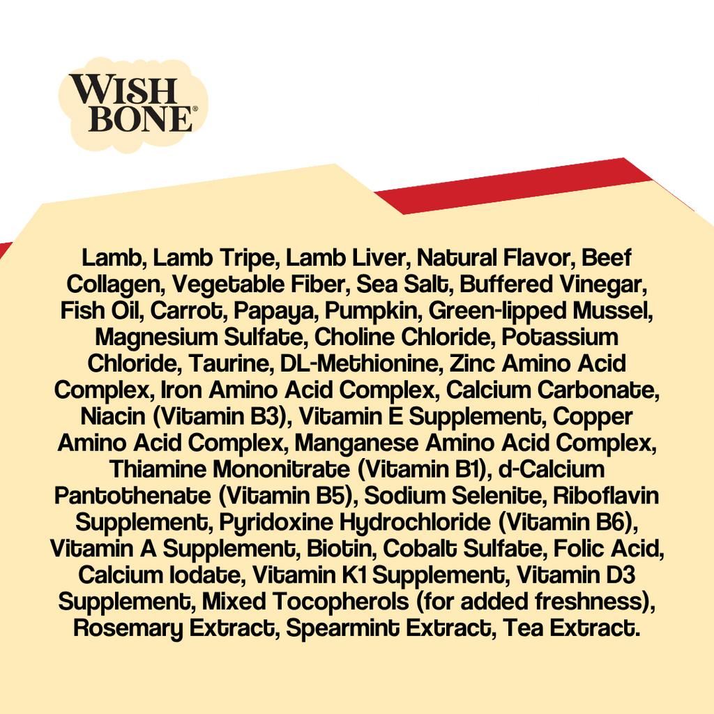 Wishbone air-dried lamb dog food product image 6