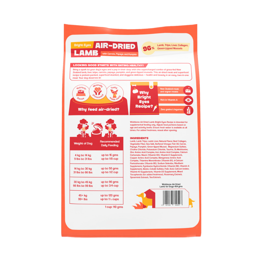 Wishbone air-dried lamb dog food product image 12