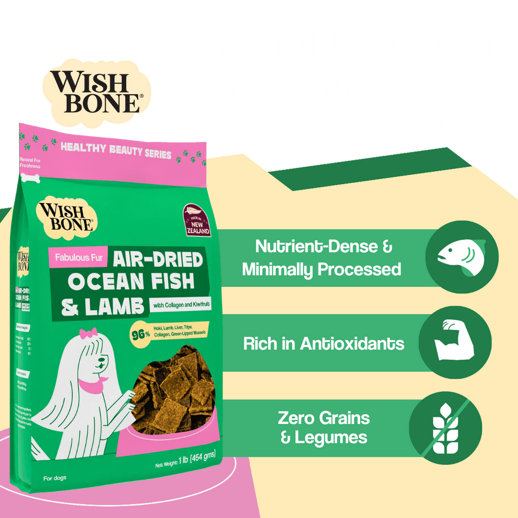 Wishbone ocean fish and lamb air-dried dog food product image 4