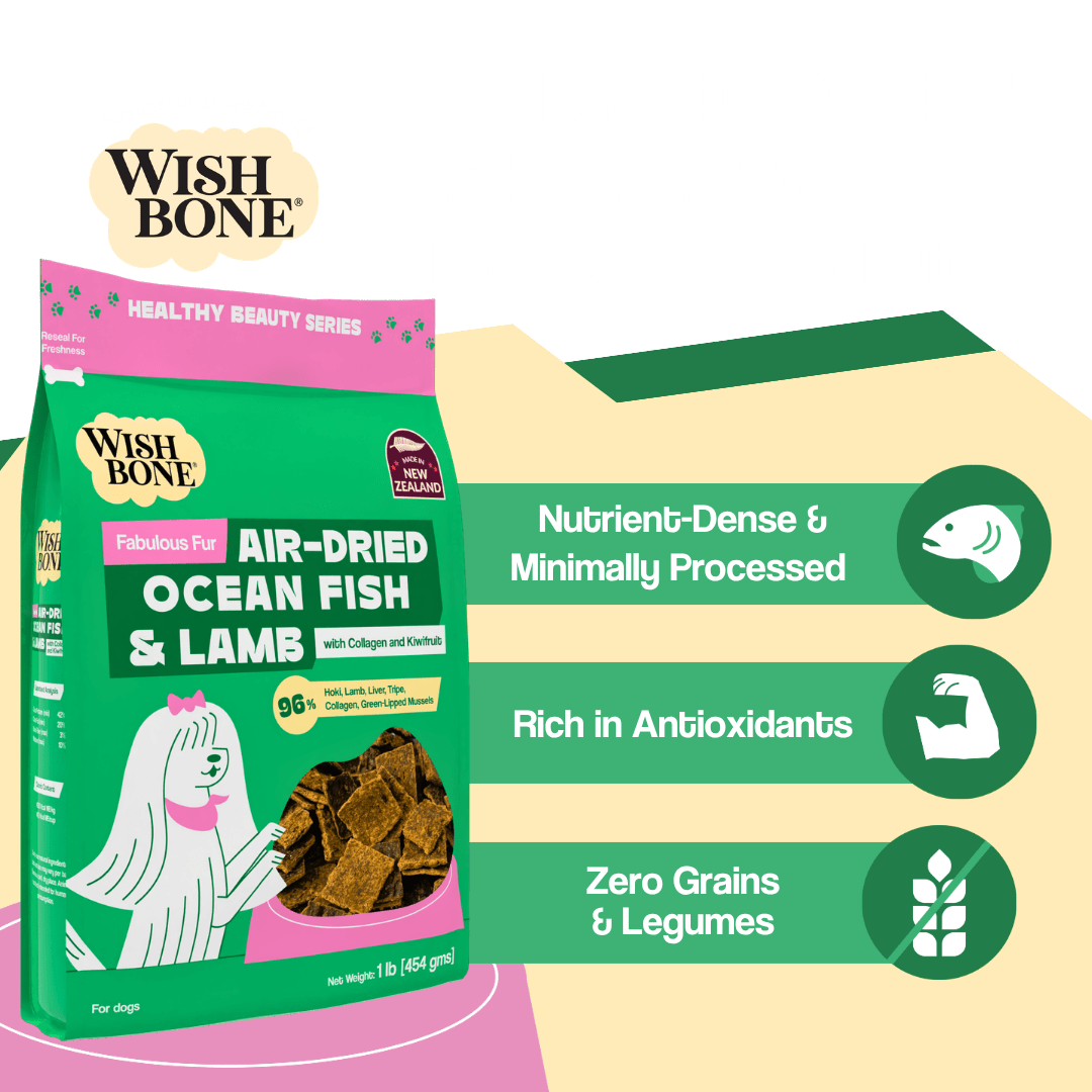 Wishbone ocean fish and lamb air-dried dog food product image 4