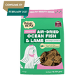 Wishbone ocean fish and lamb air-dried dog food package front