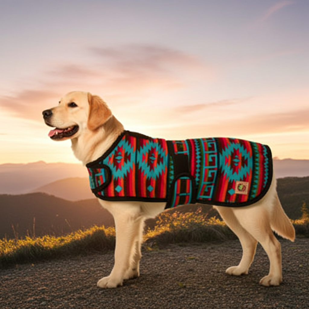 Desert Rose Blanket Dog Coat Southwestern Pattern – photo 3 of 6