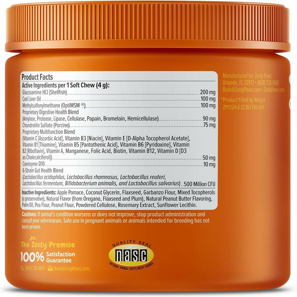 Zesty Paws 8-in-1 Multifunctional Bites Peanut Butter – photo 4 of 9