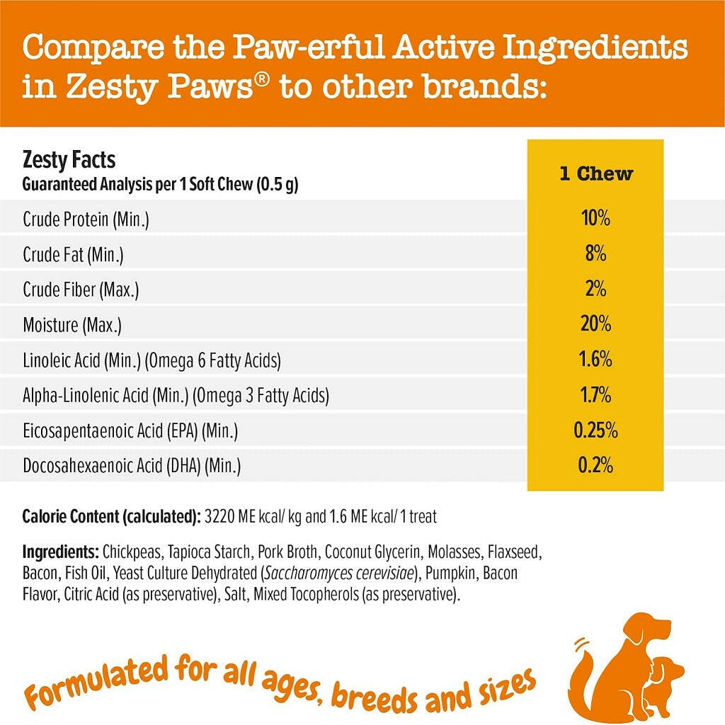Zesty Paws All-in-One Training Bites Bacon – photo 7 of 8