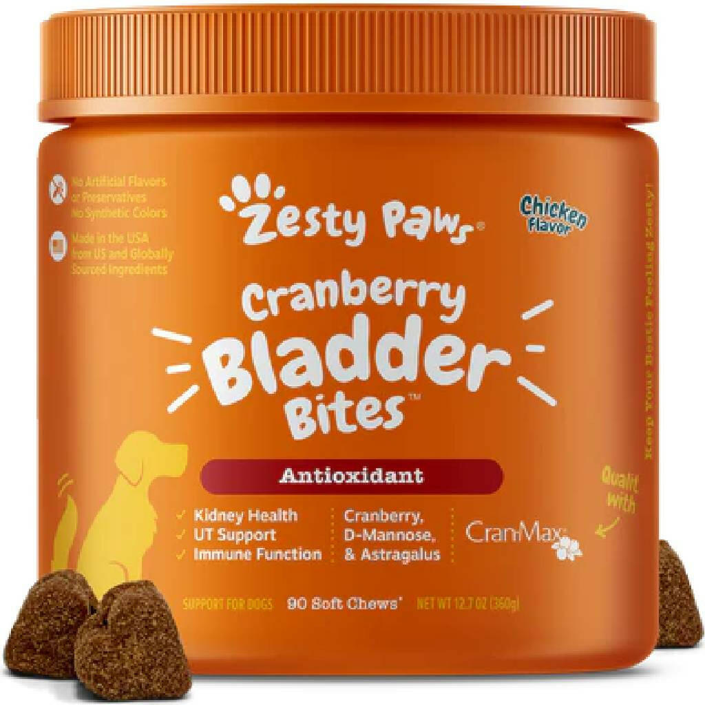 Zesty Paws Cranberry Bladder Bites Chicken Chews – photo 1 of 9