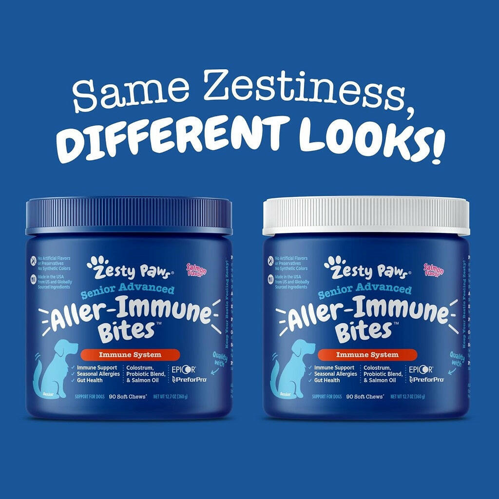Zesty Paws Senior Advanced Aller-Immune Bites Salmon – photo 5 of 8
