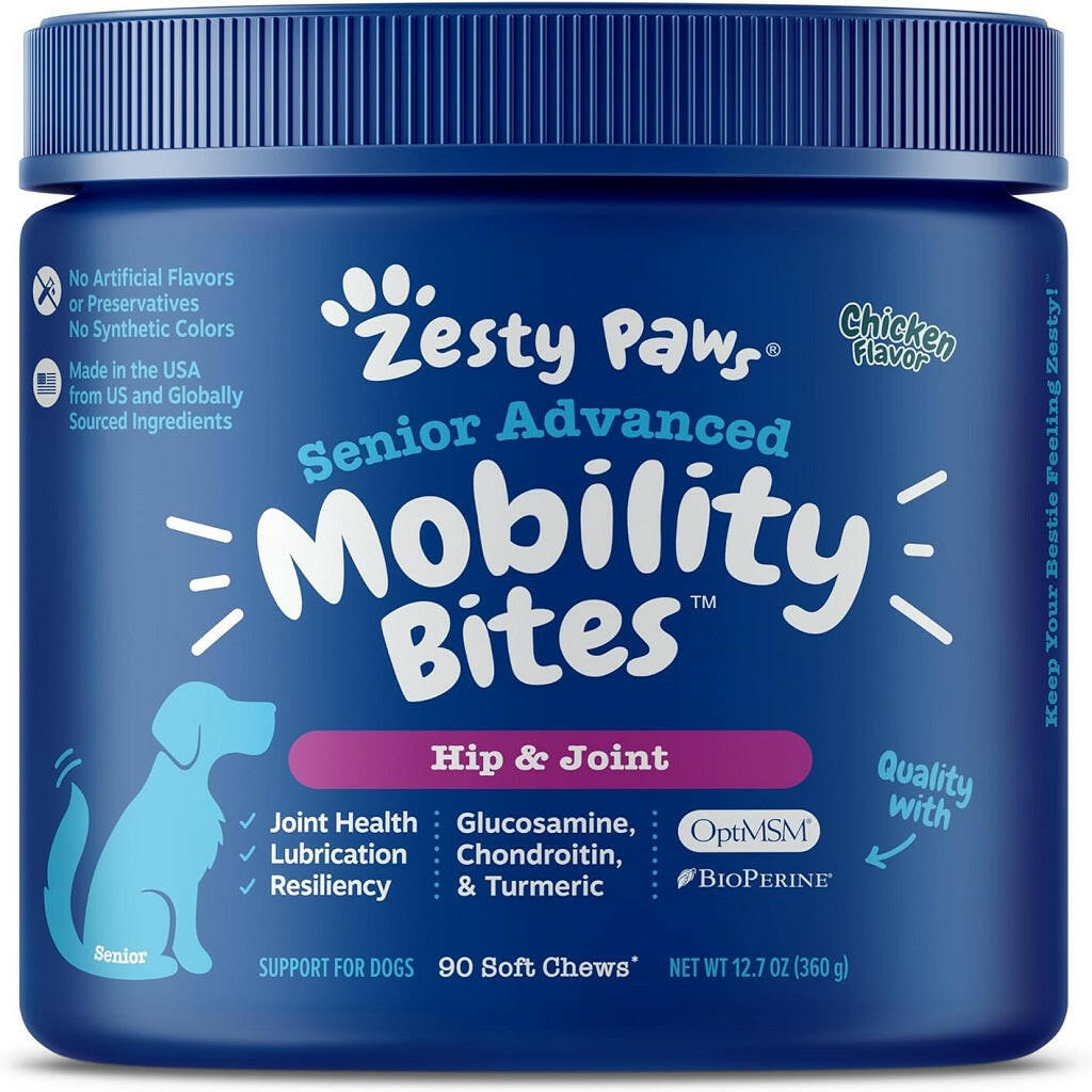 Zesty Paws Senior Advanced Mobility Bites Chicken – photo 1 of 7