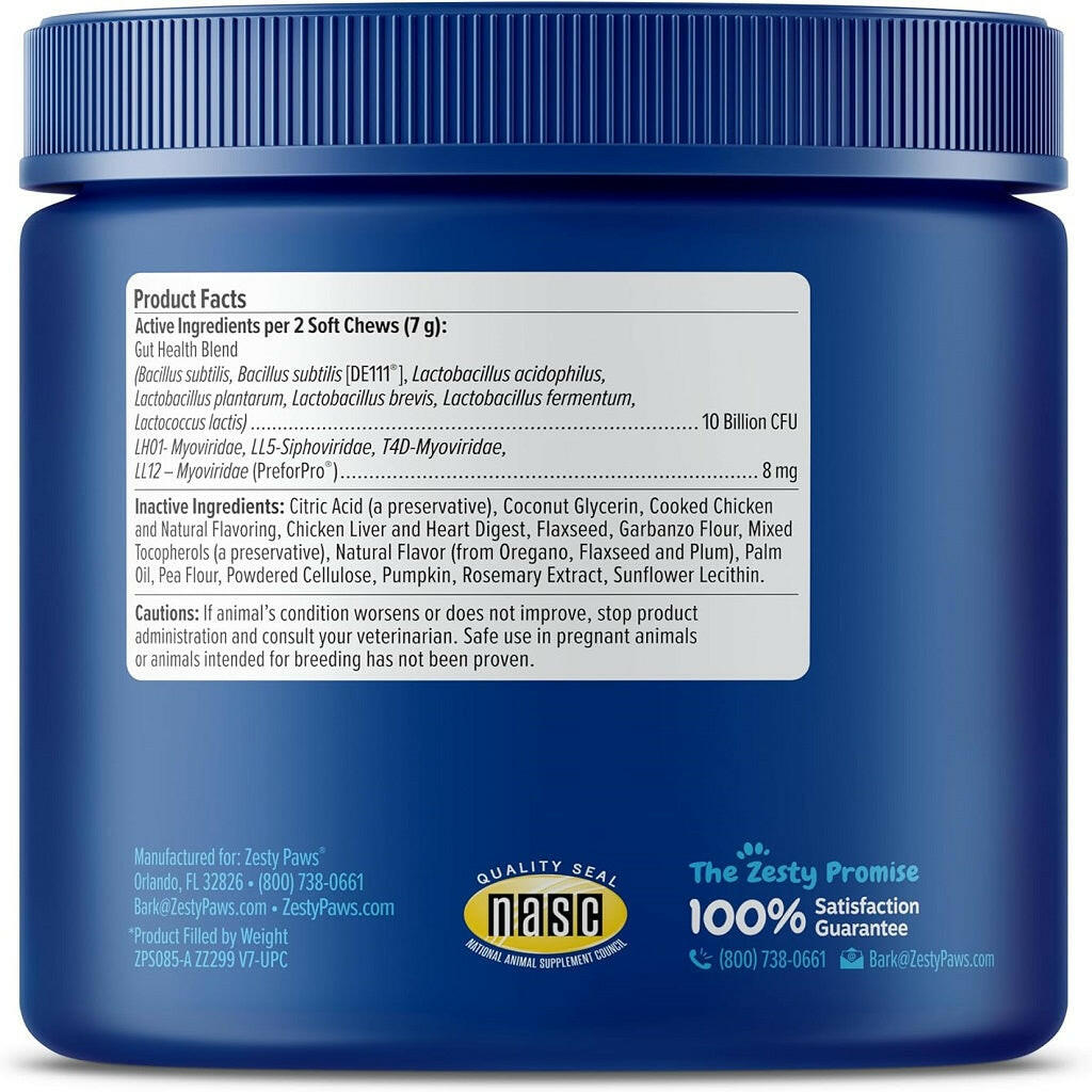 Zesty Paws Senior Advanced Probiotic Bites Chicken – photo 6 of 8
