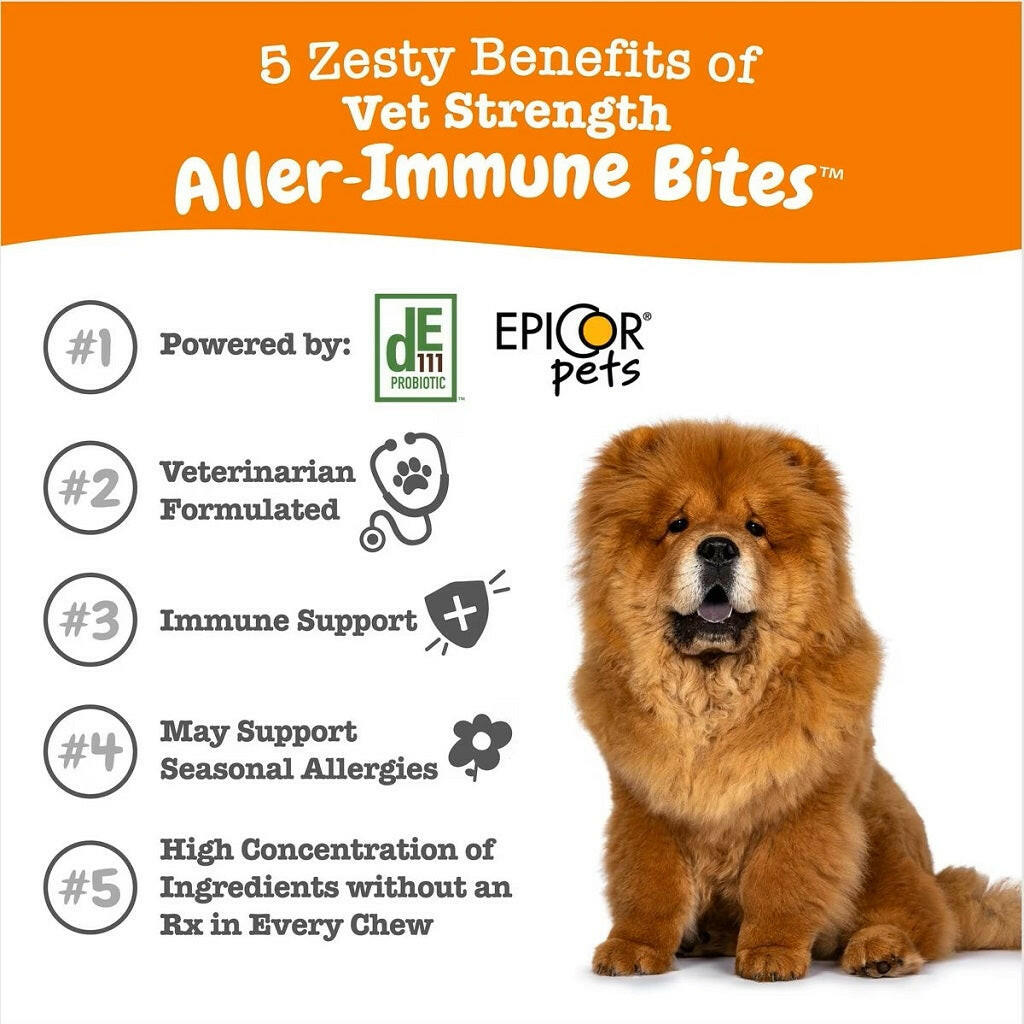 Zesty Paws Vet Strength Aller-Immune Bites Smoked Cheese – photo 4 of 9